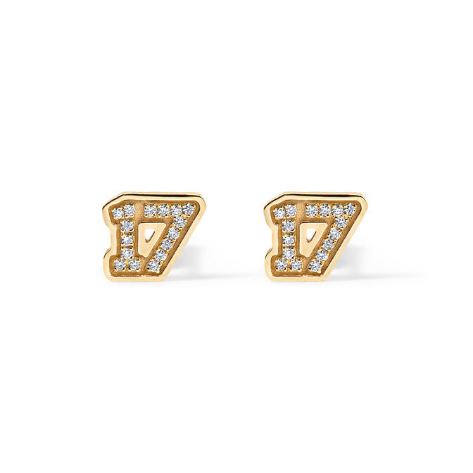 Small Pave Varsity Stud