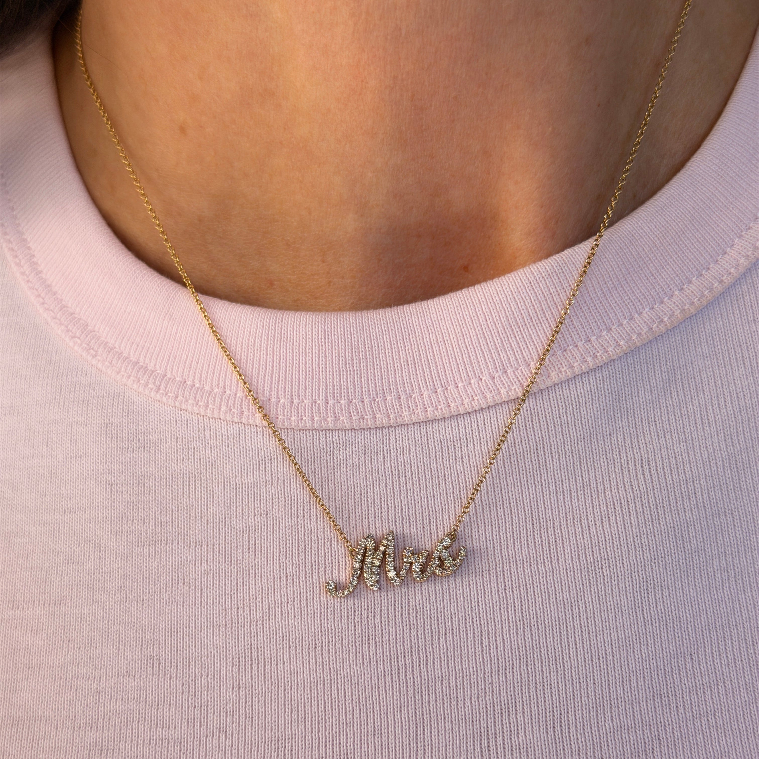 Vault Sale: Pave Mrs. Necklace
