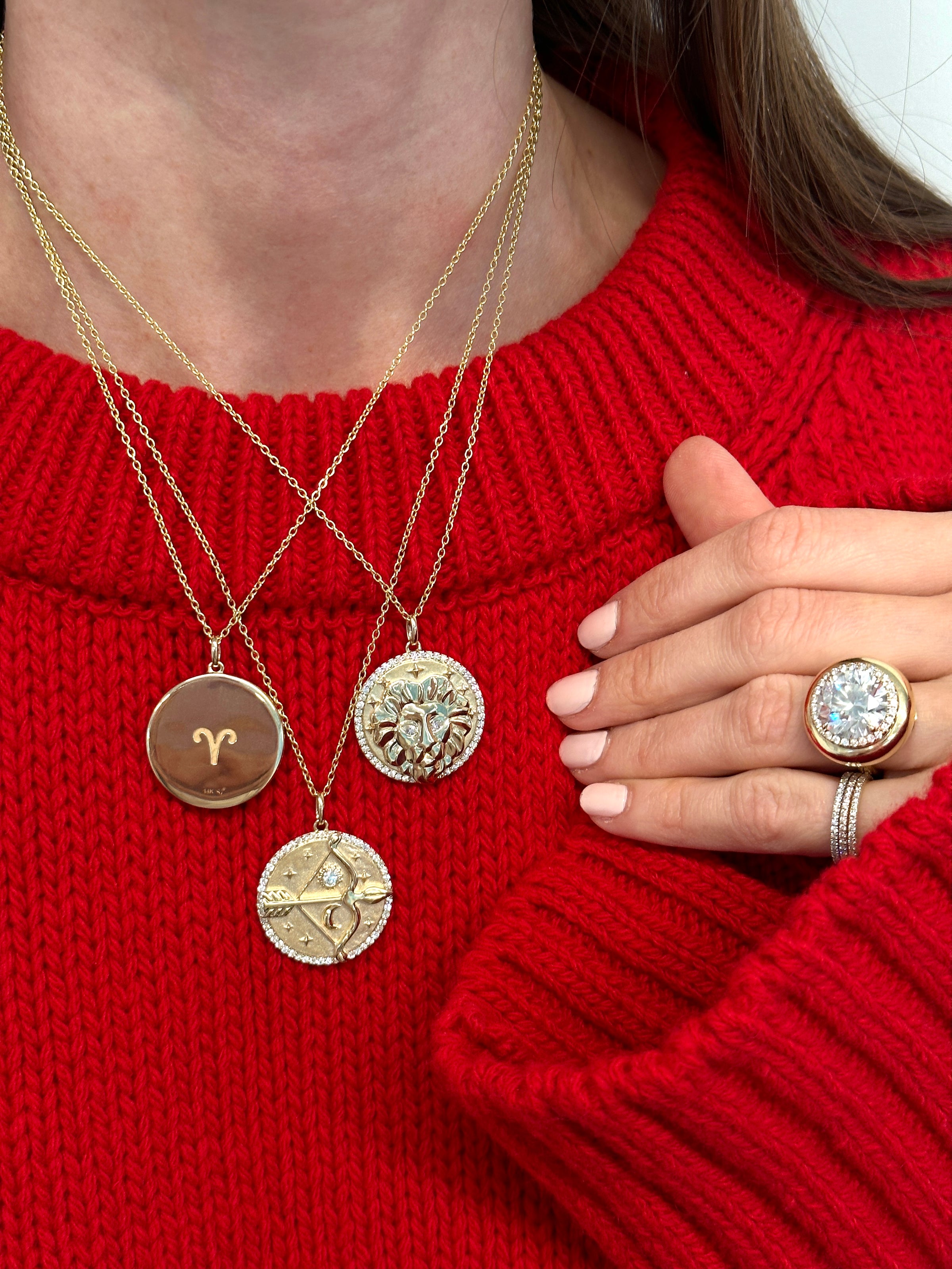 Sagittarius Token Zodiac Necklace