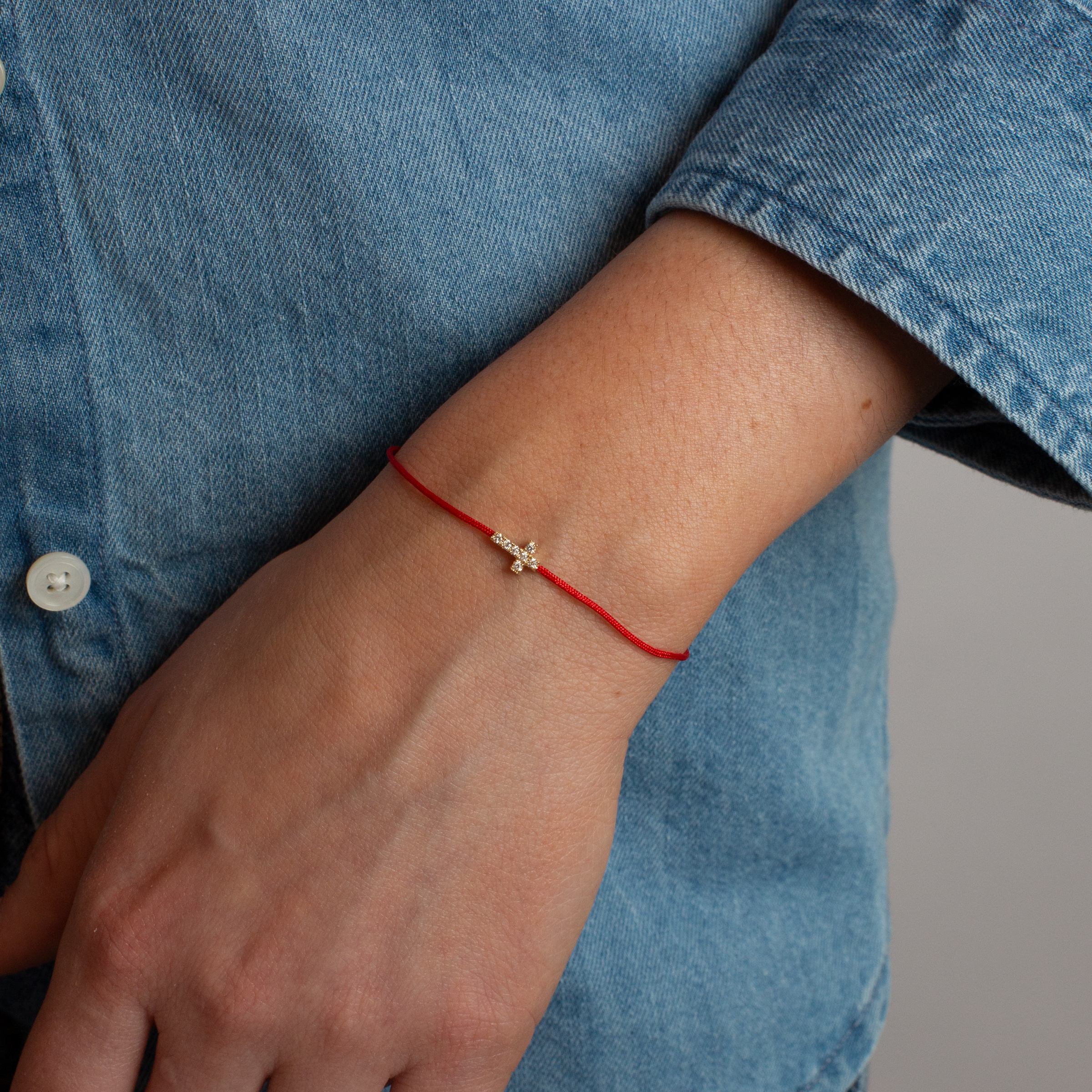 Token Cross I AM bracelet