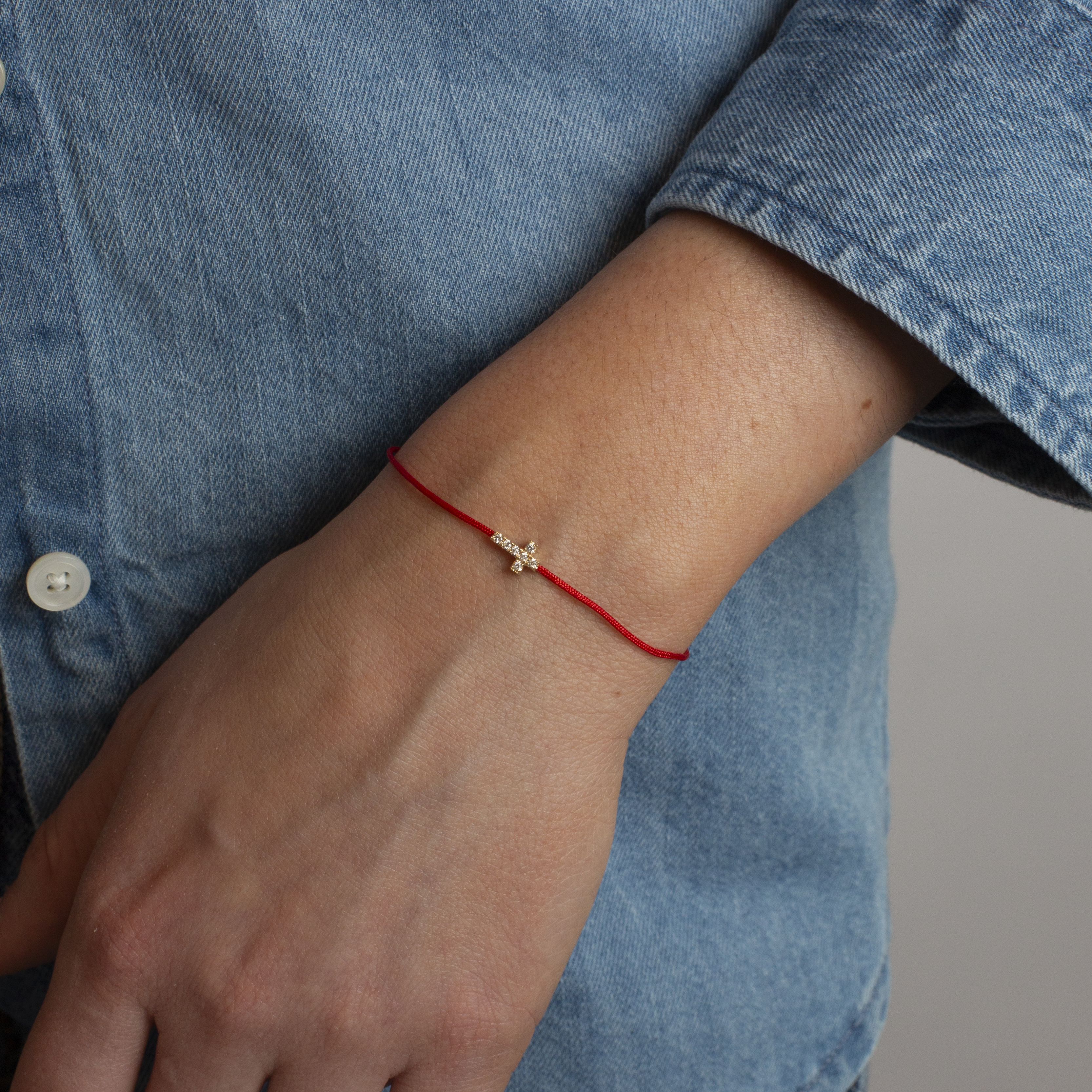 Token Cross I AM bracelet