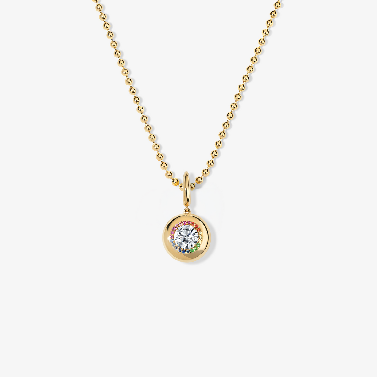 Mini Lab Diamond Candy Button Charm