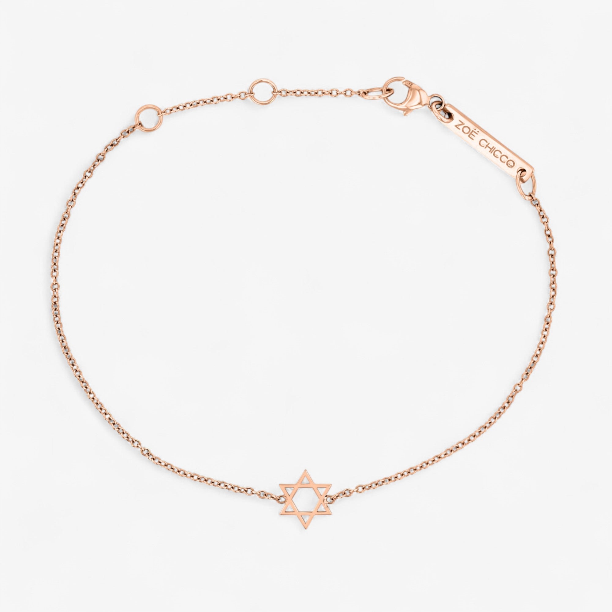 Midi Bitty Star of David Bracelet
