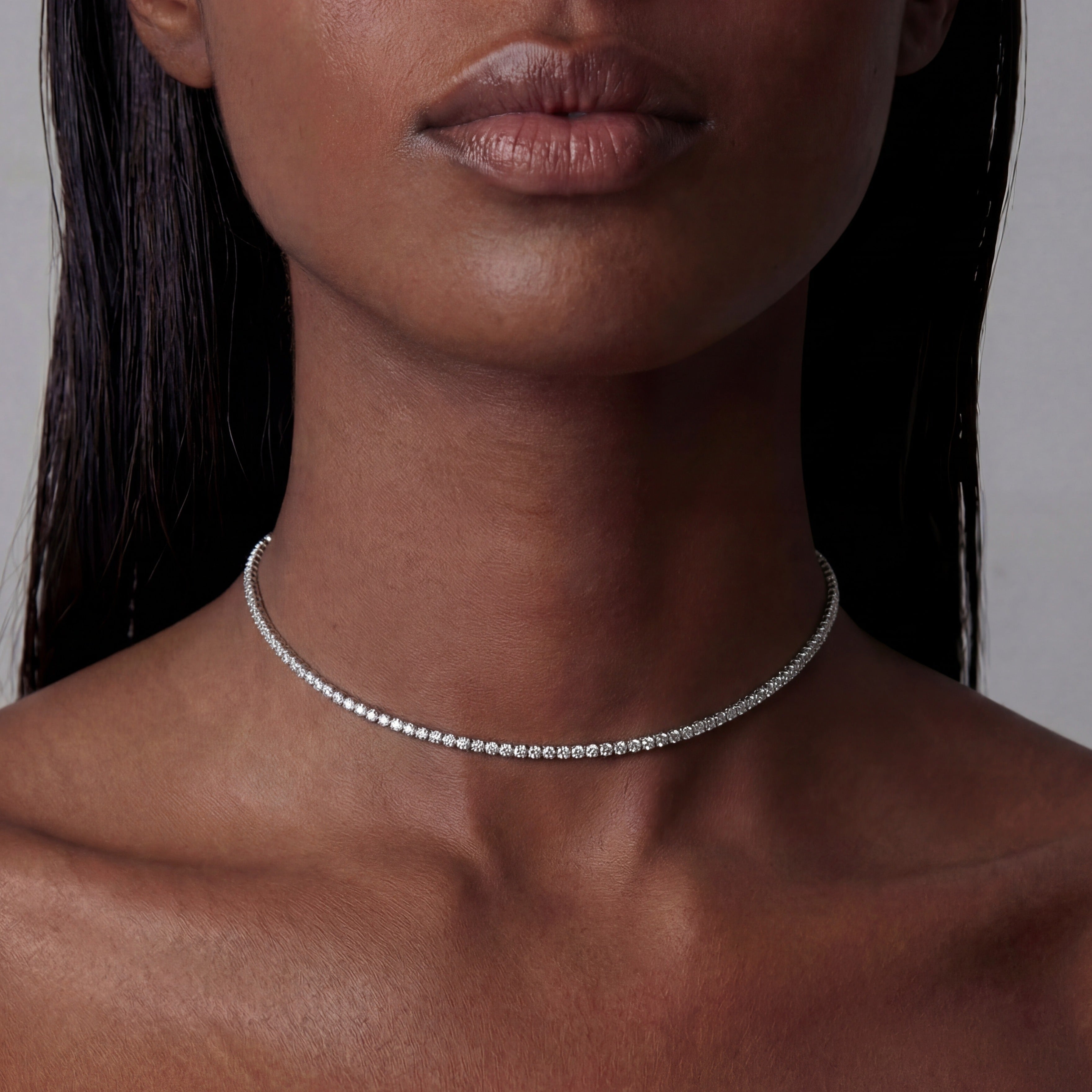 Signature Diamond Tennis Choker