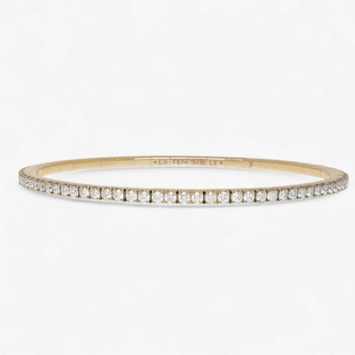Extensible Round Tennis Bracelet
