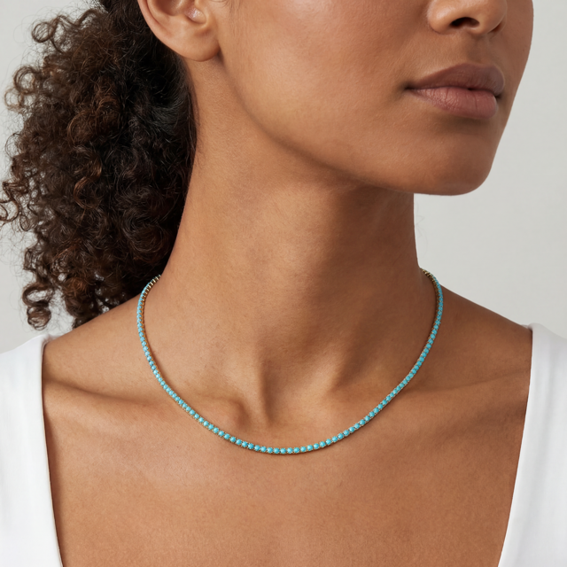 Dakota Tennis Necklace