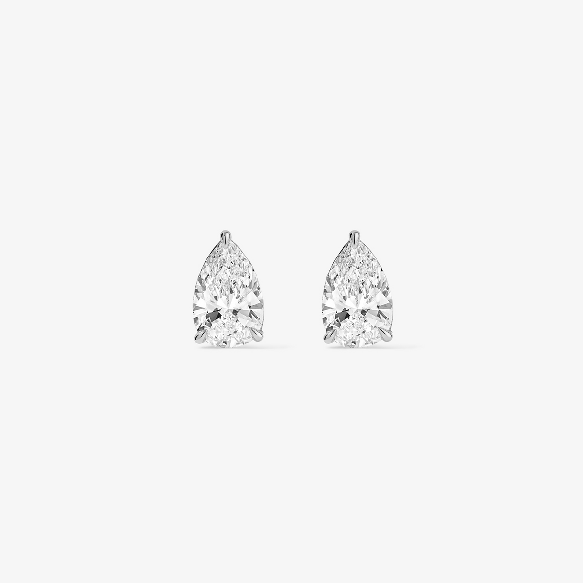 Lab Grown Diamond Pear Studs