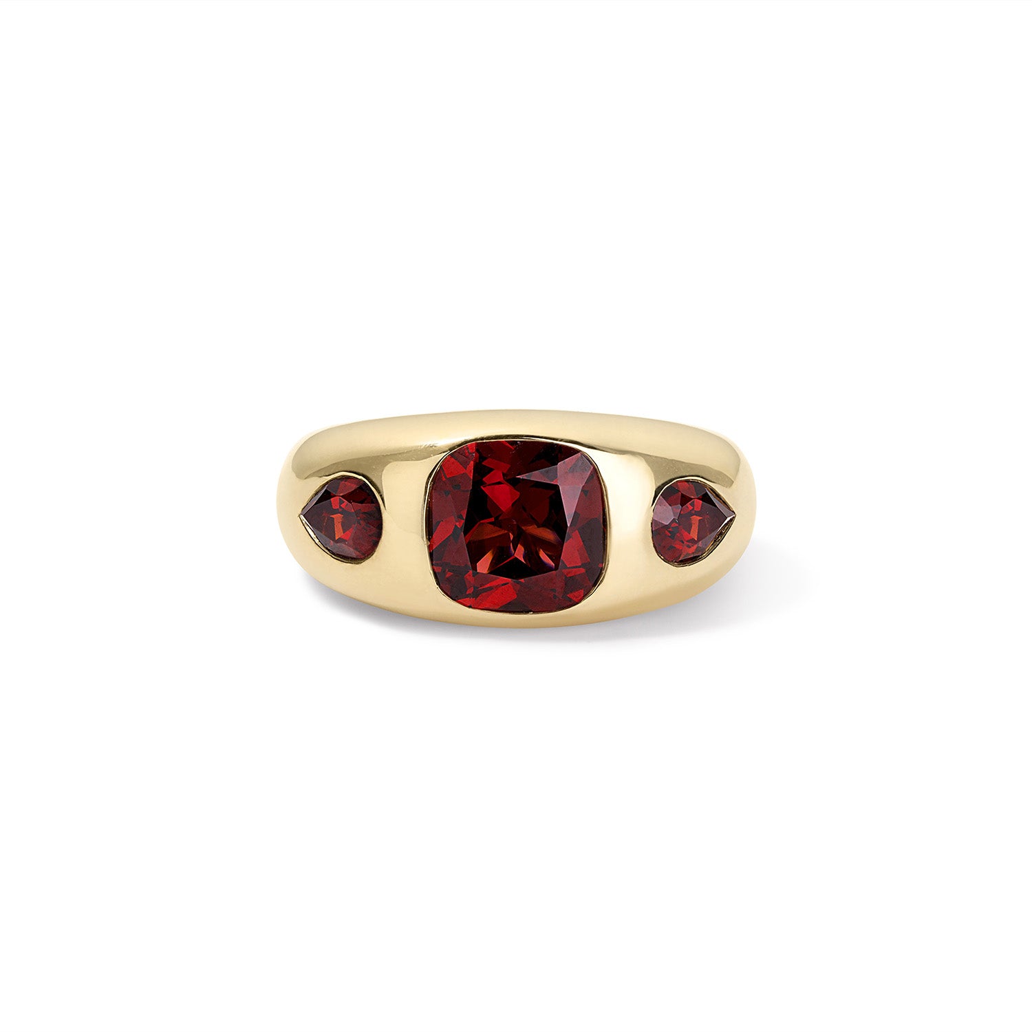 Garnet Trio Ring