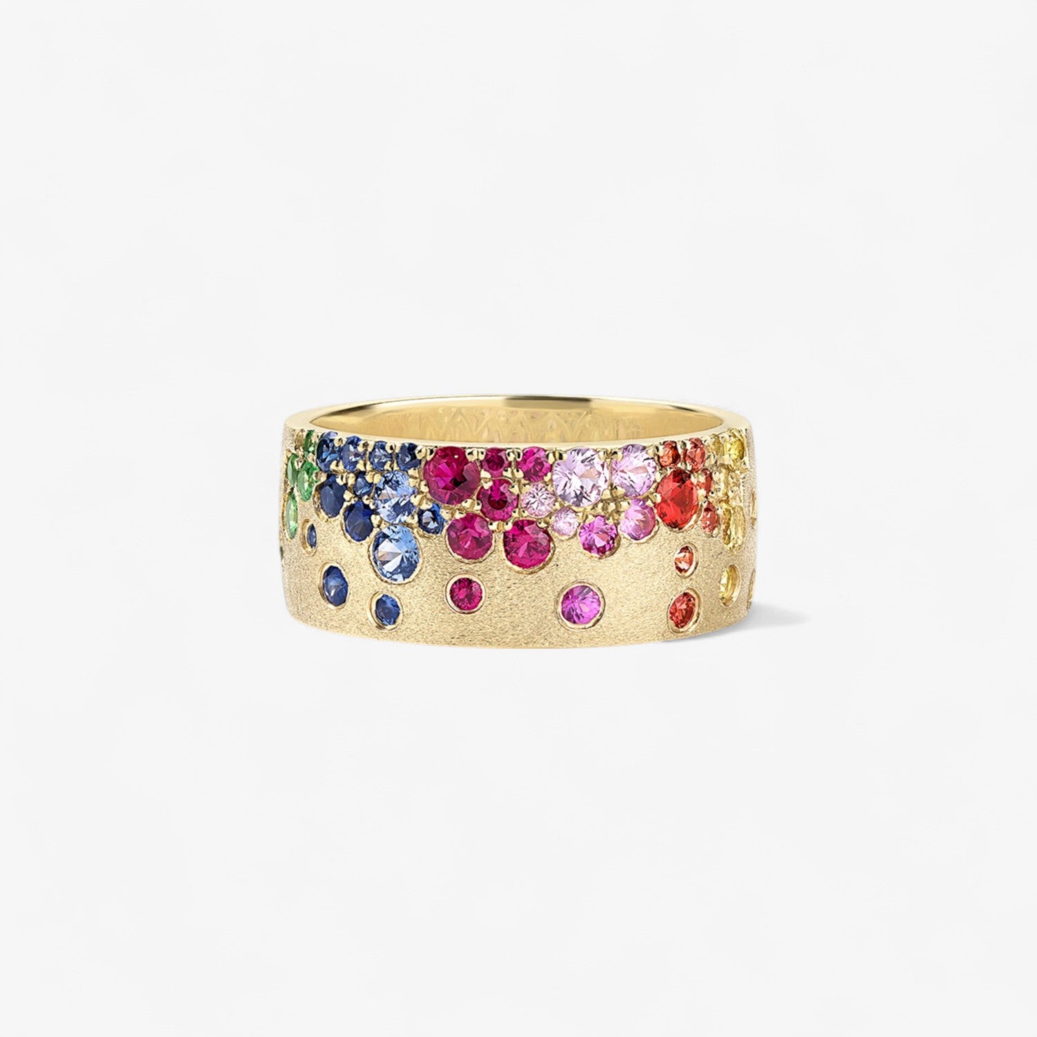 Indie Rainbow Wide Cigar Band