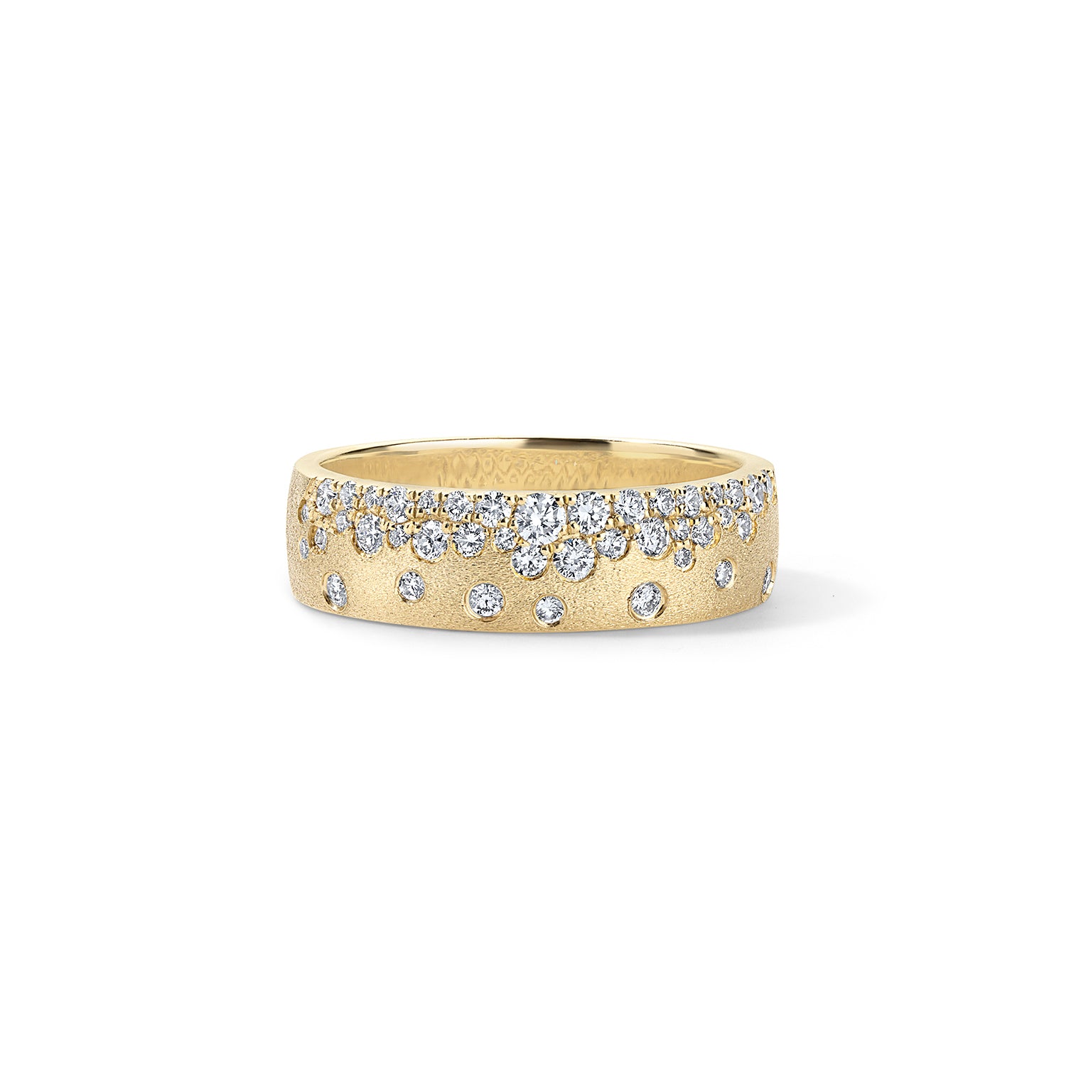 Scattered Diamond Thin Cigar Band