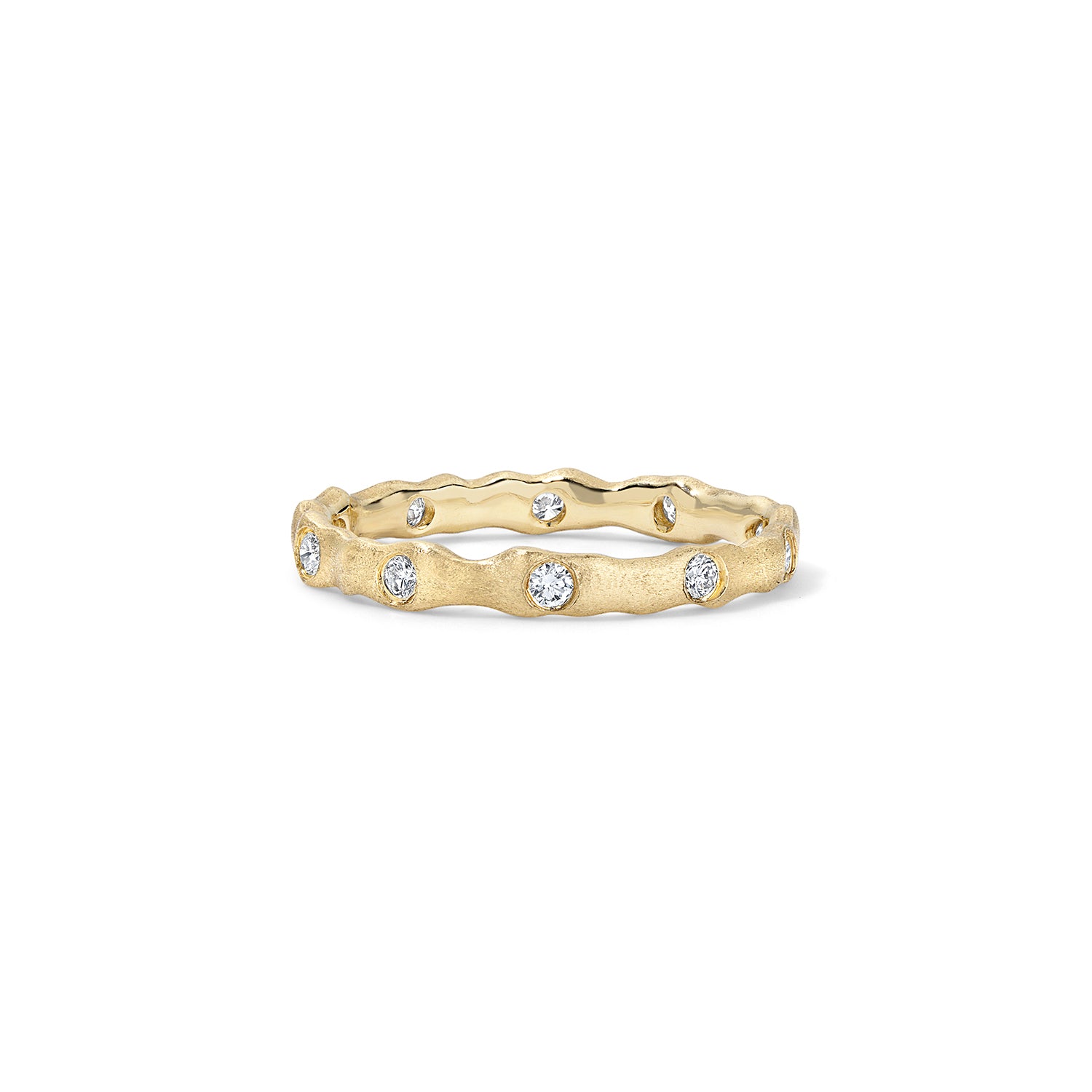 Diamond Freeform Eternity Band