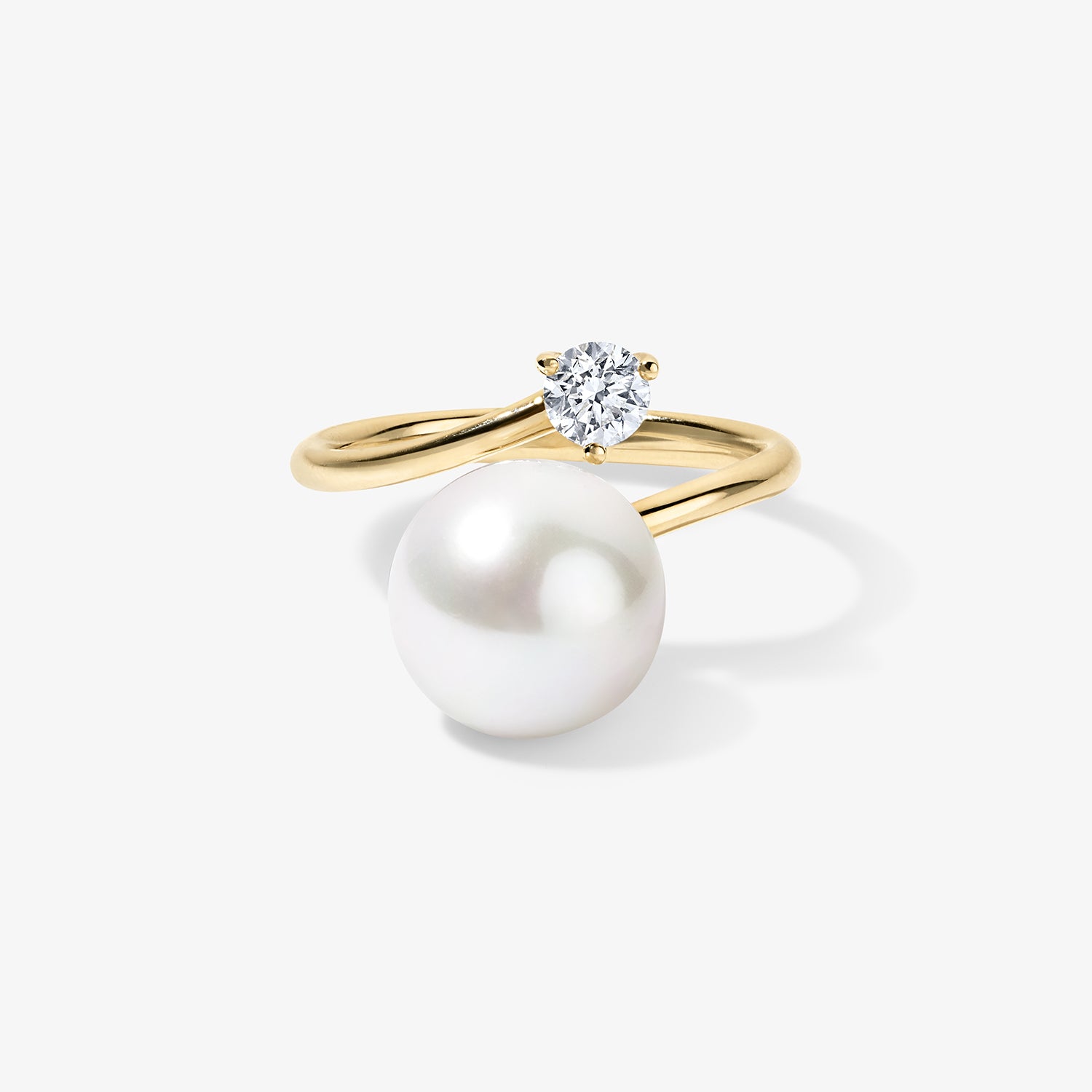 Grace Pearl Bypass Ring