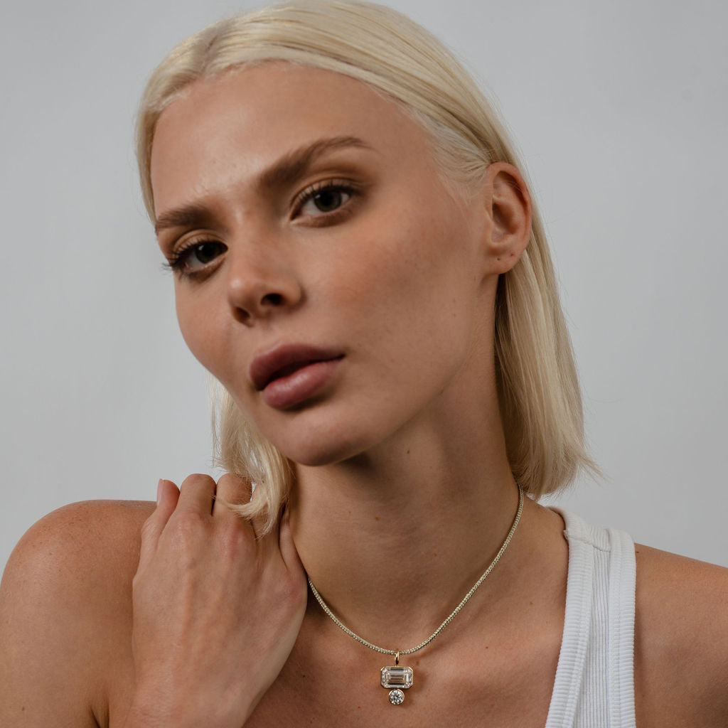 Coco Lab Diamond Emerald Charm