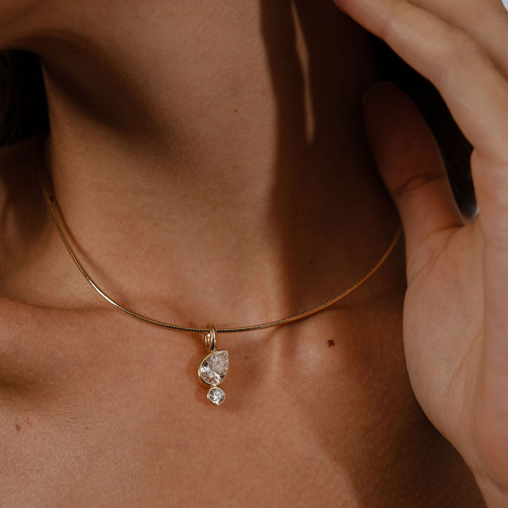 Coco Lab Diamond Pear Charm