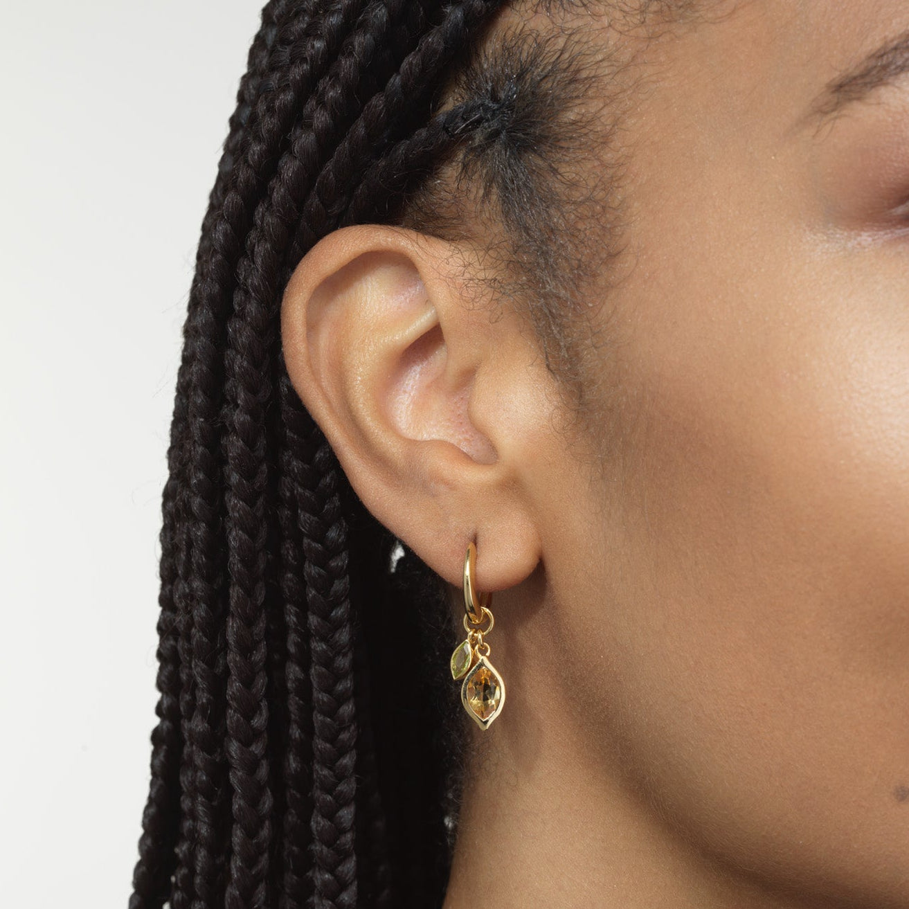 Cocktail Lemon Earrings