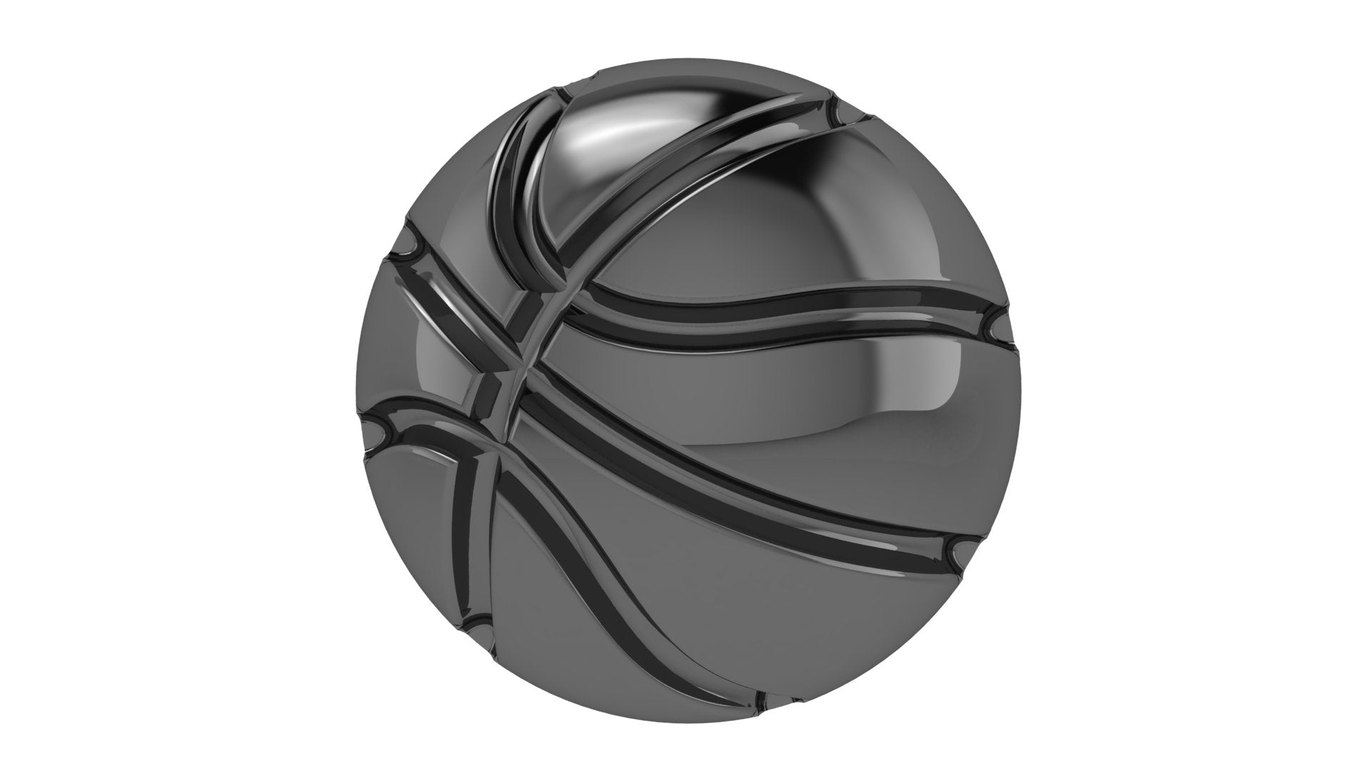 Solid Basketball Slider Charm