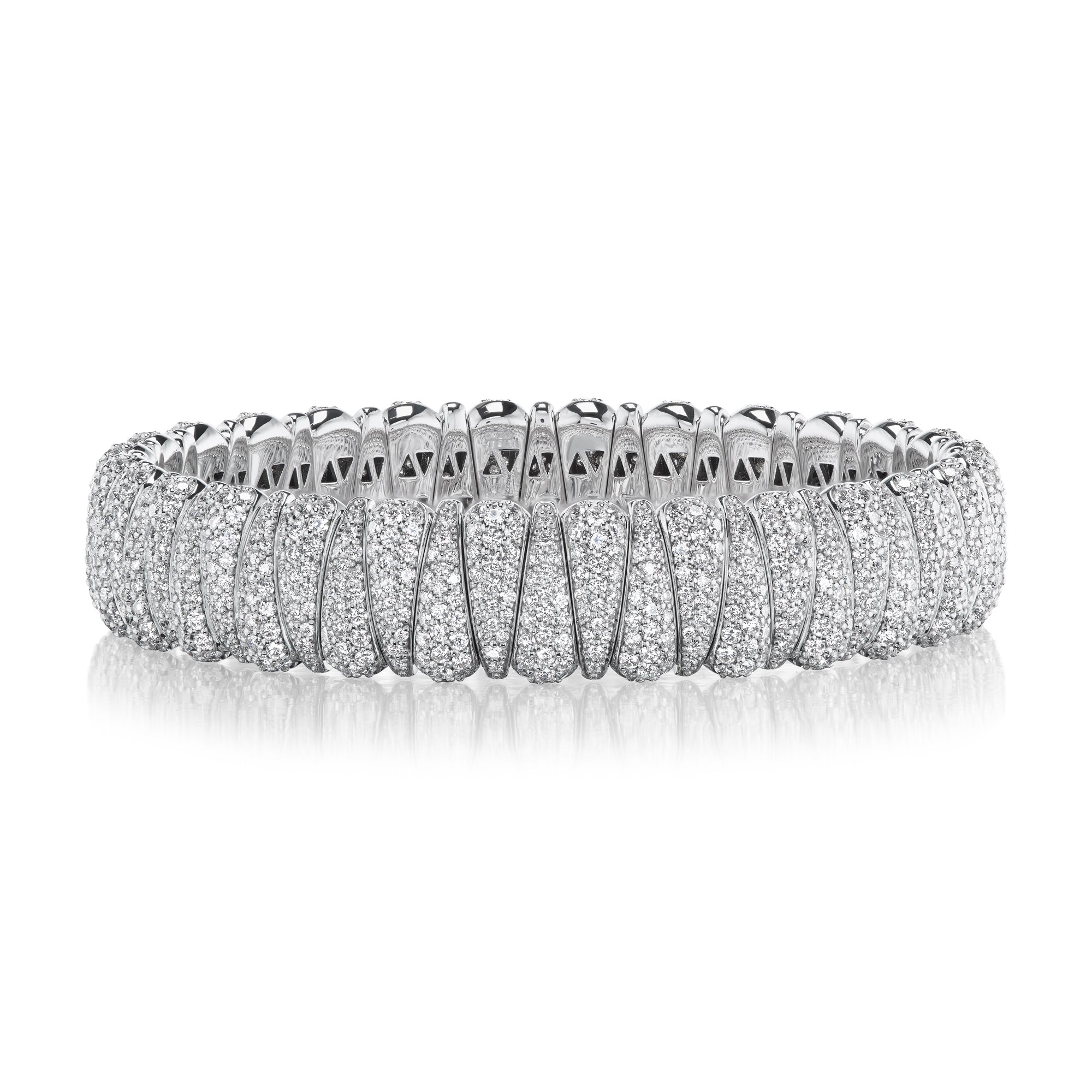 Diamond Alternating Stretch Bracelet