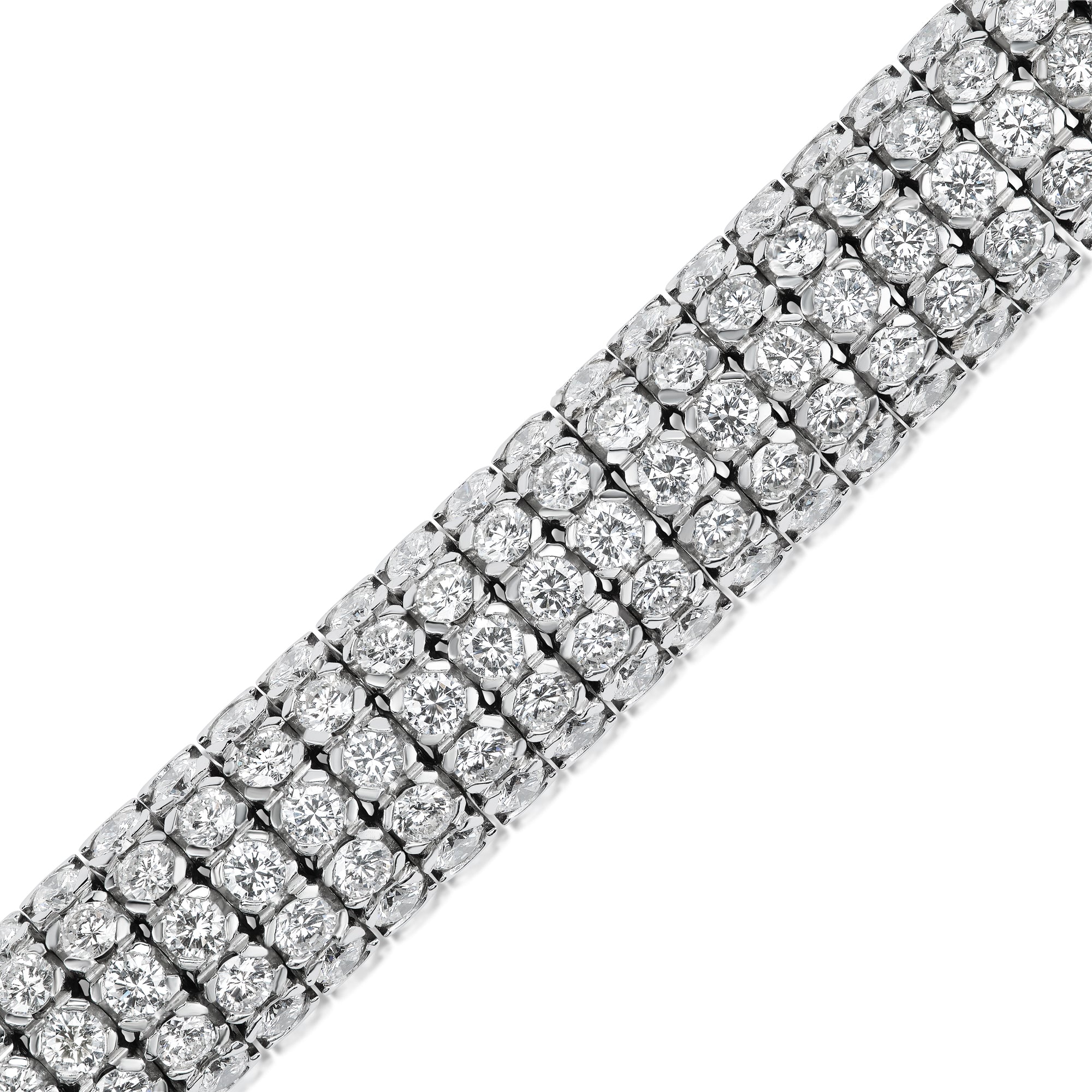 Domed Diamond Stretch Bracelet