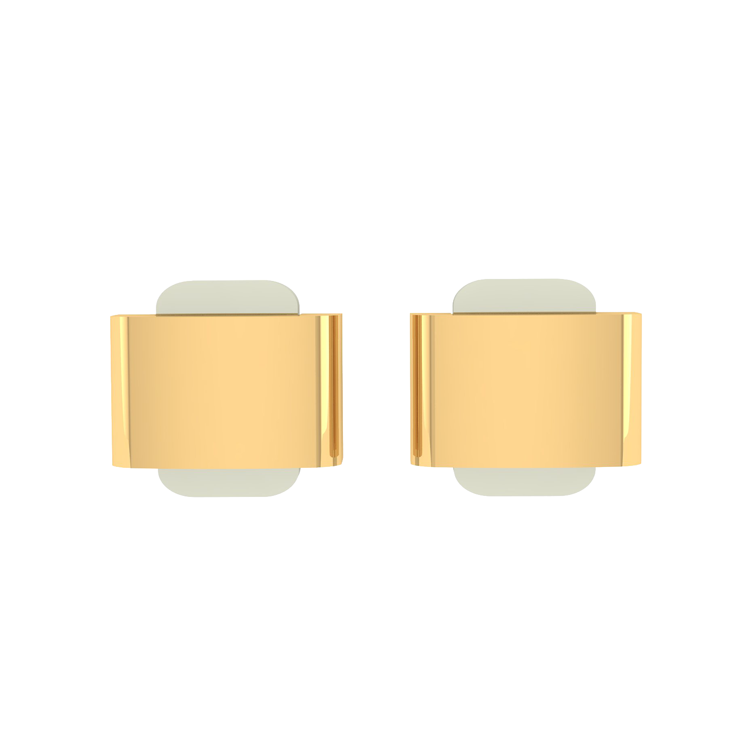 Pair of Gold Spring Stopper for Personalized Slider Bangle™