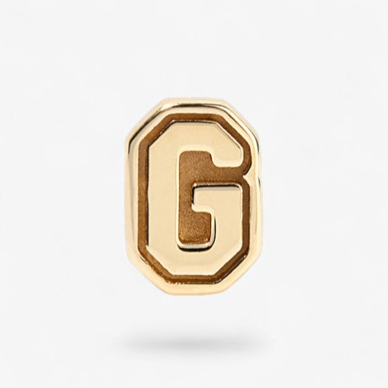 Sterling Silver Small Varsity Stud