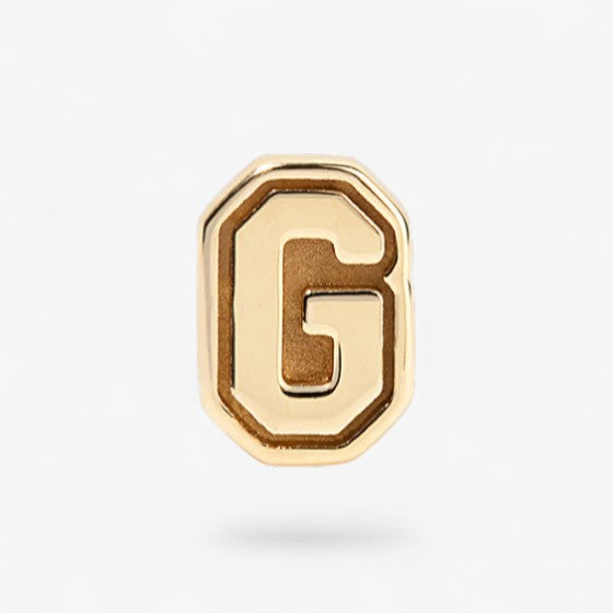 Small Gold Varsity Stud