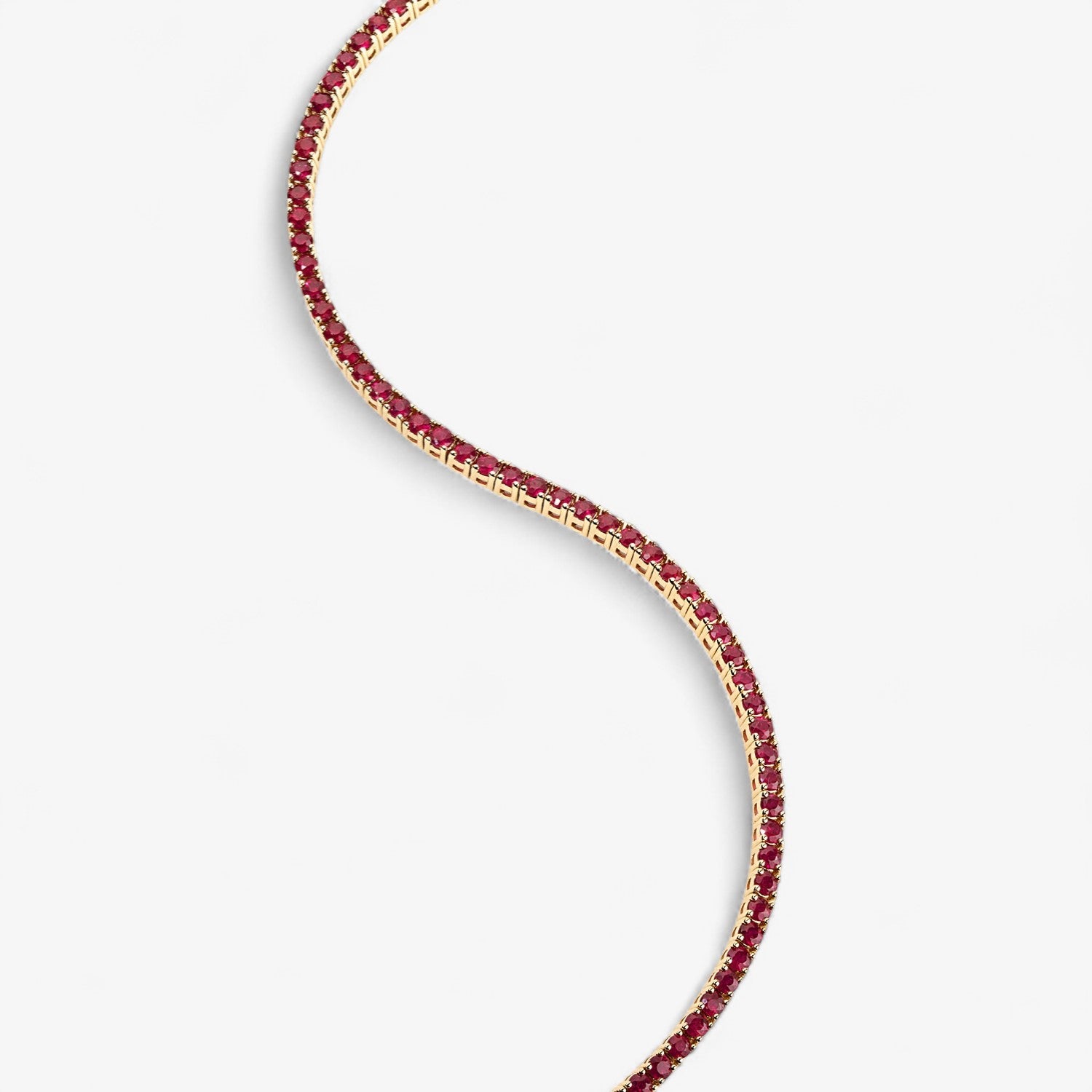 Ruby Tennis Bracelet