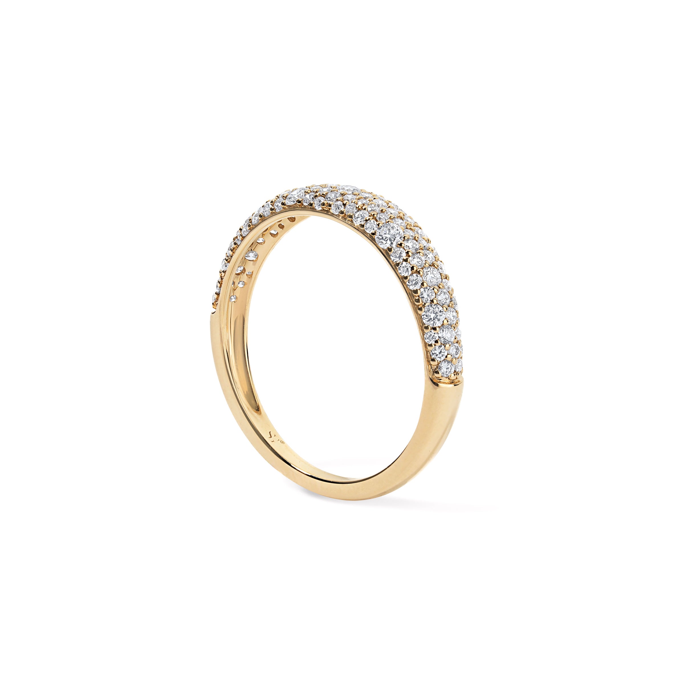 Madison Diamond Domed Stack Ring