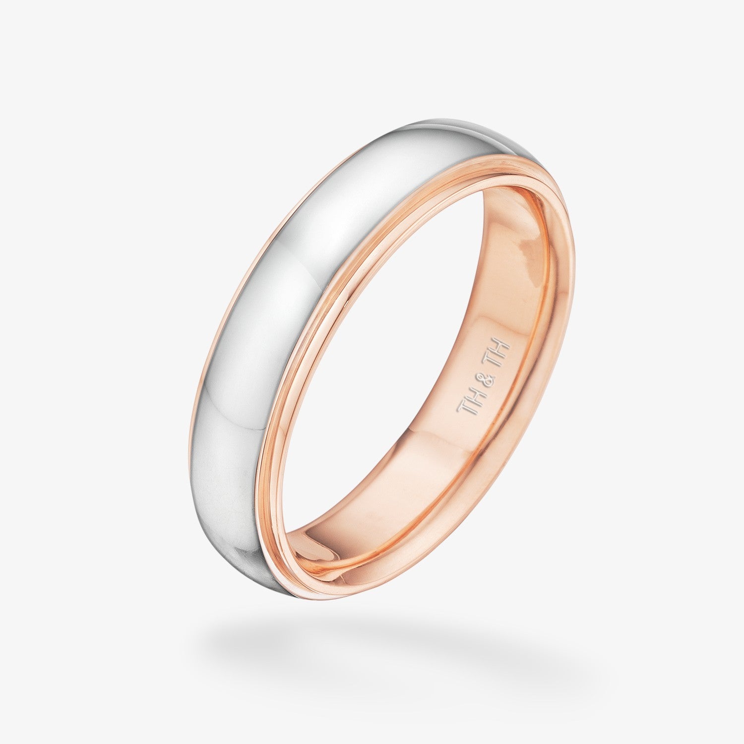 Men's Step Edge Comfort Fit 5mm Band