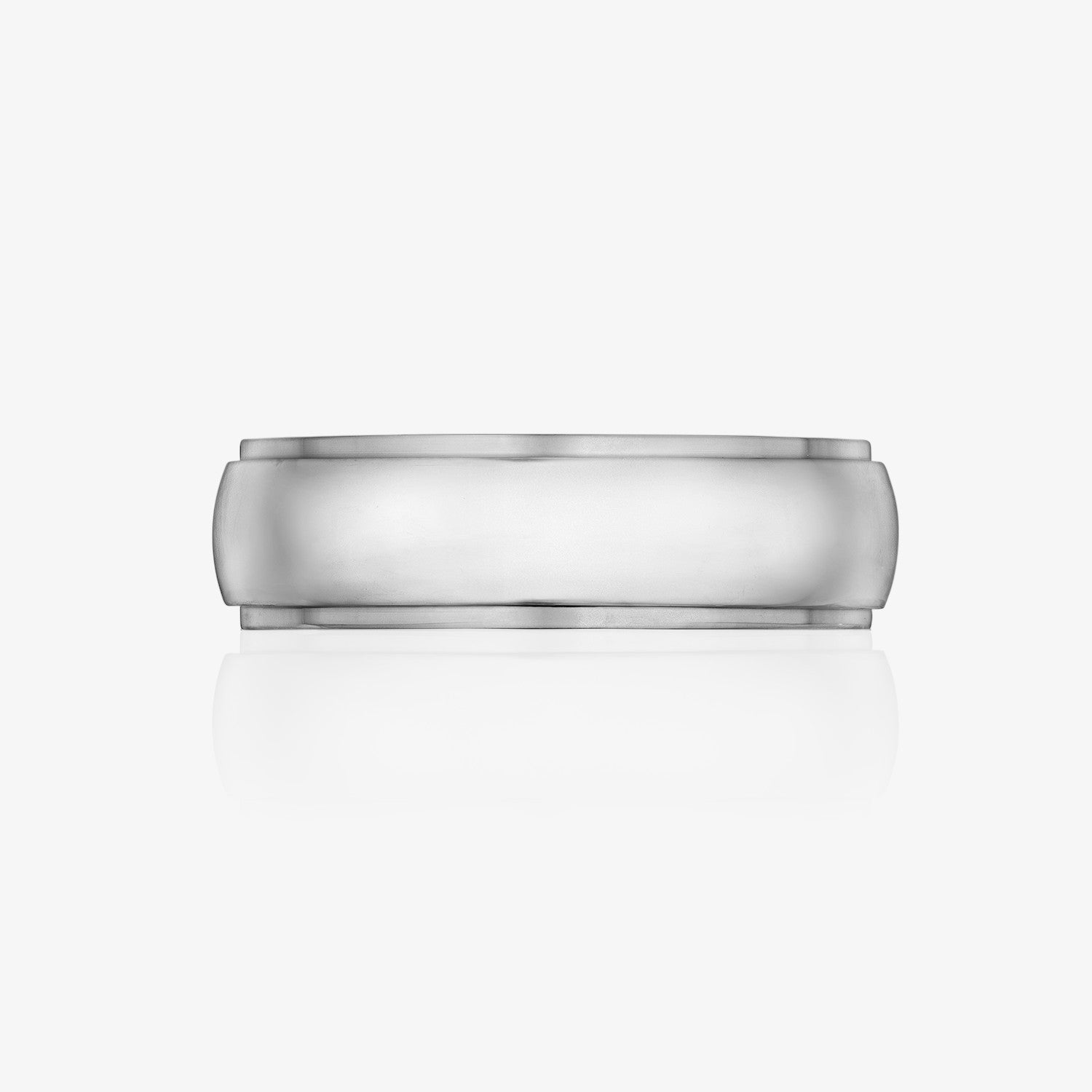 Men's Step Edge Comfort Fit 6mm Band | Stephanie Gottlieb