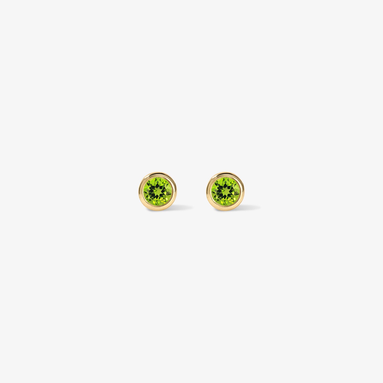 Margot Birthstone Bezel Stud Earrings