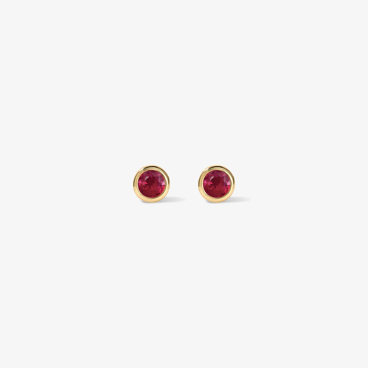 Margot Birthstone Bezel Stud Earrings