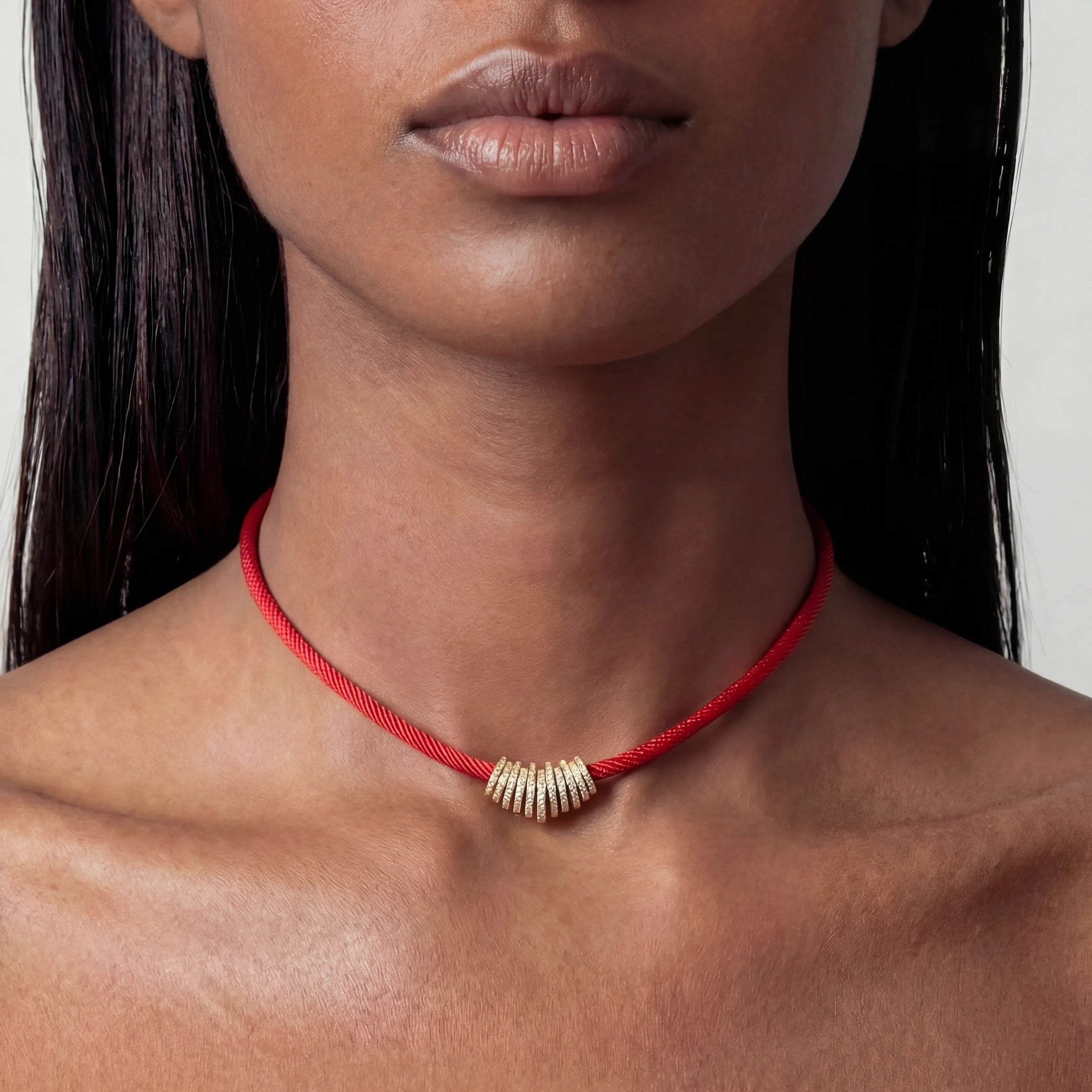 Astrid Pave Flare Pendant