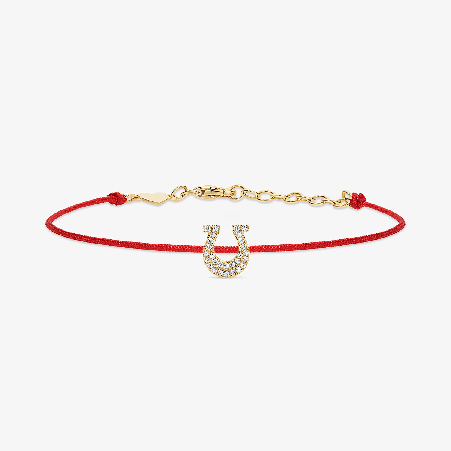 Horseshoe I AM Bracelet 14K Yellow Gold