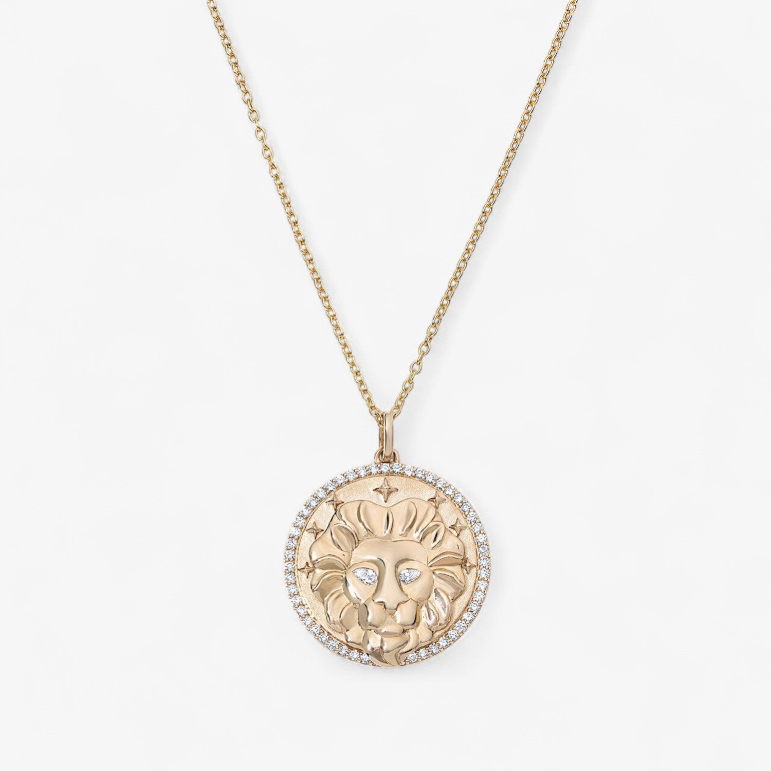 Gold and Diamond Zodiac Necklace