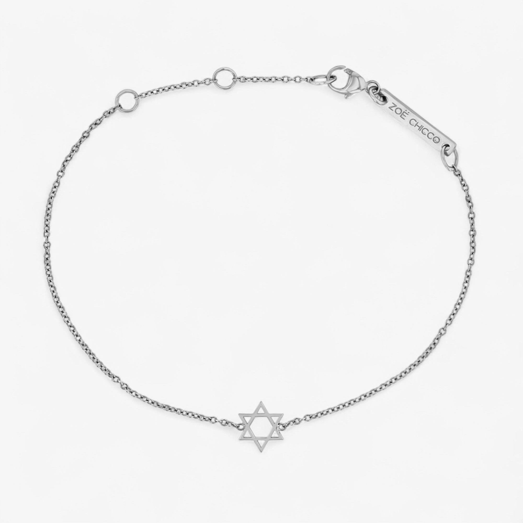 Midi Bitty Star of David Bracelet