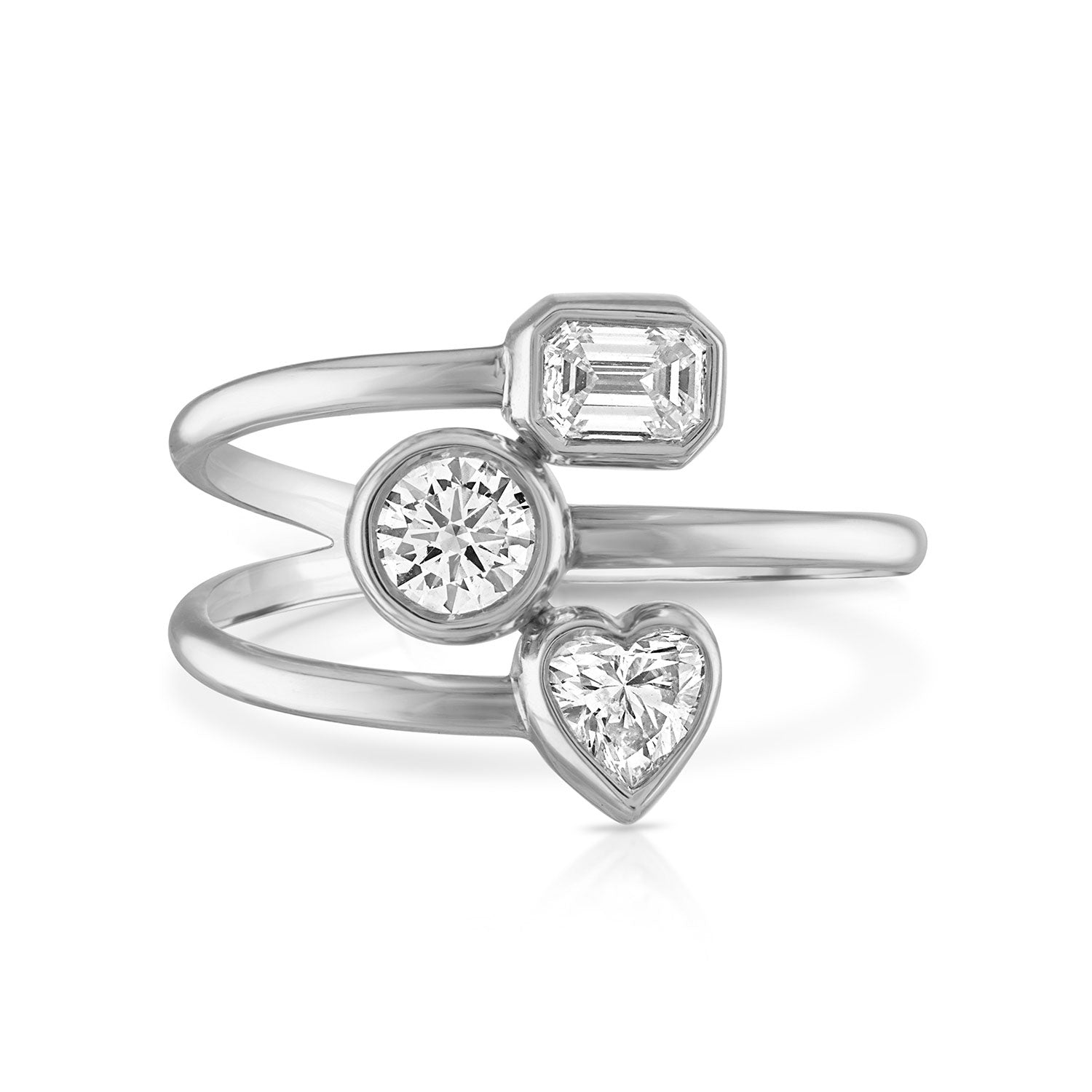 Three stone sale ring designs