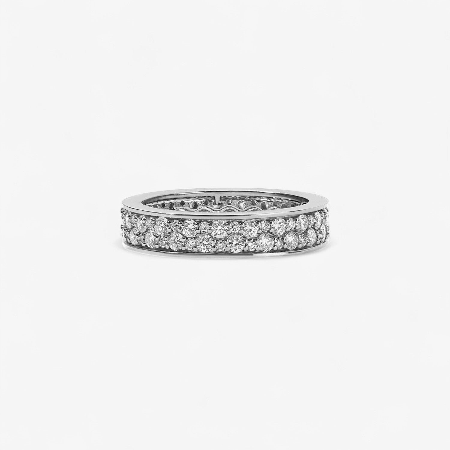 Mini Scalloped Diamond Stack Rings