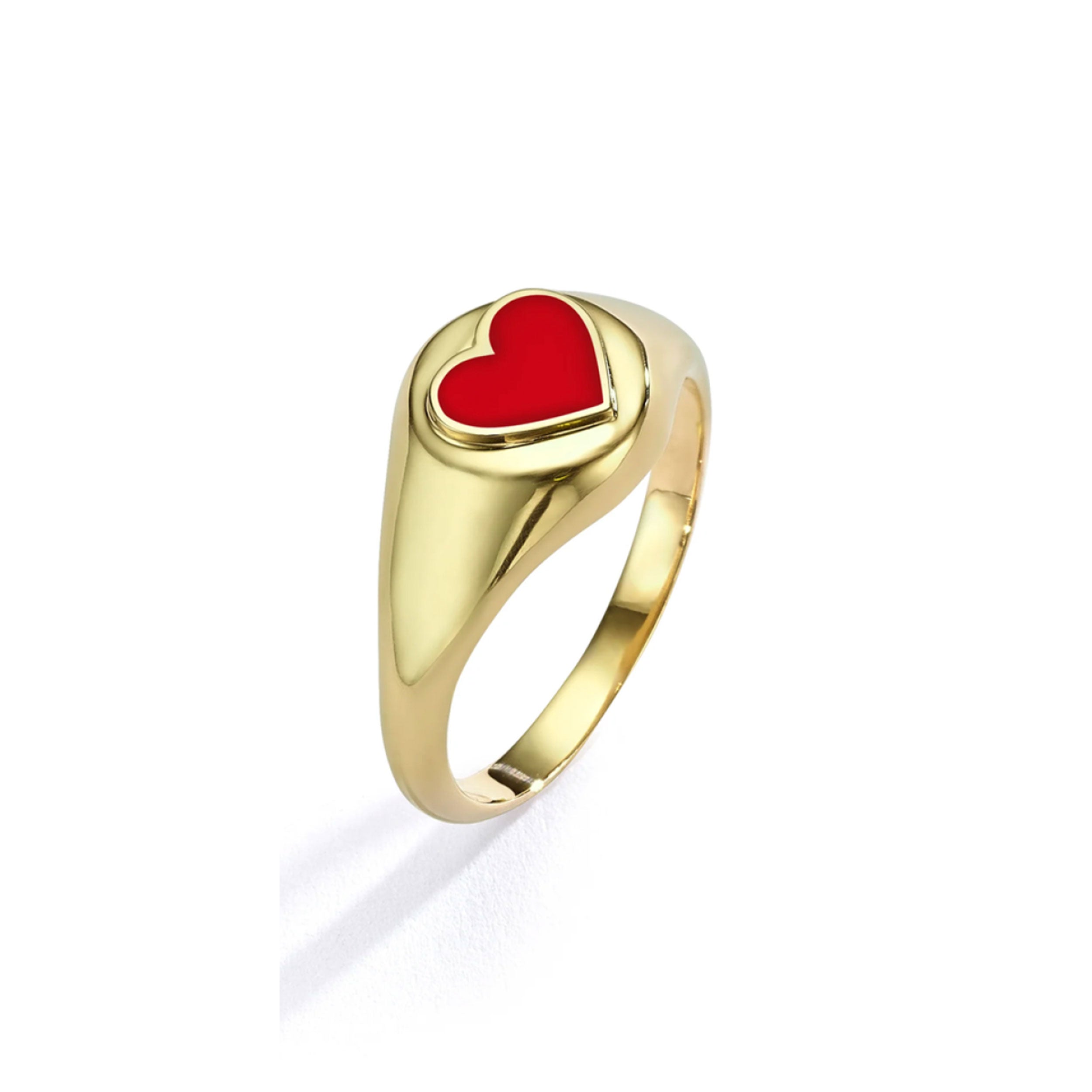 Red Heart Ring | Annelue Jewelry