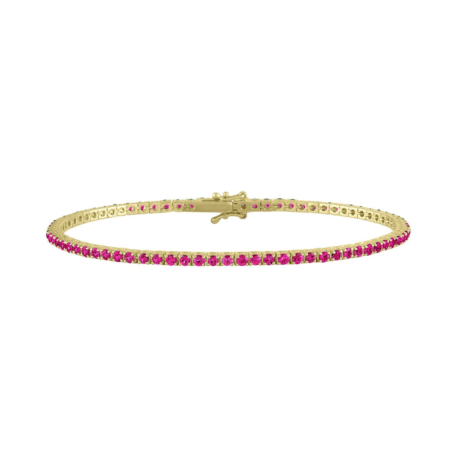 Ruby Tennis Bracelet