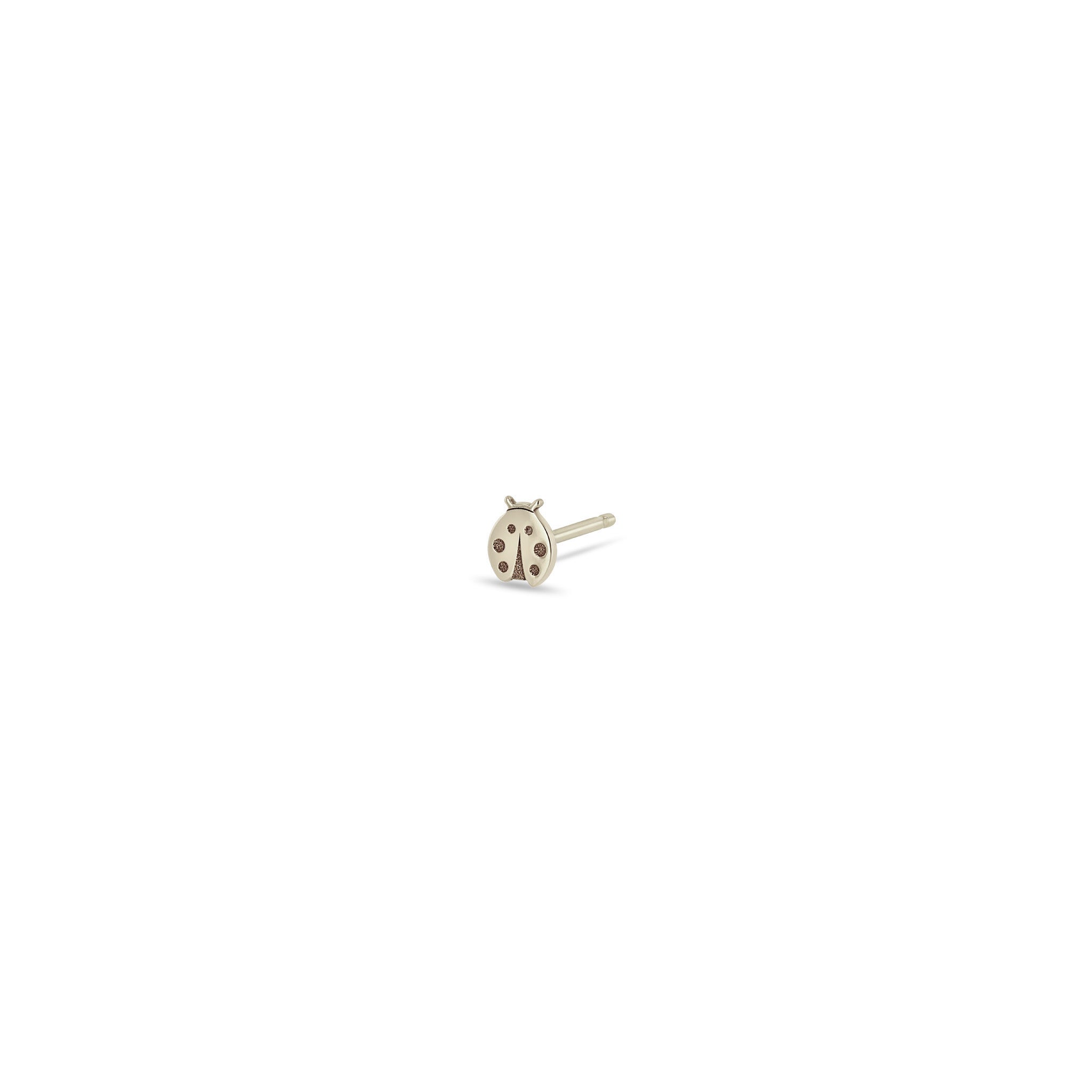 Gold Itty Bitty Ladybug Stud Earrings