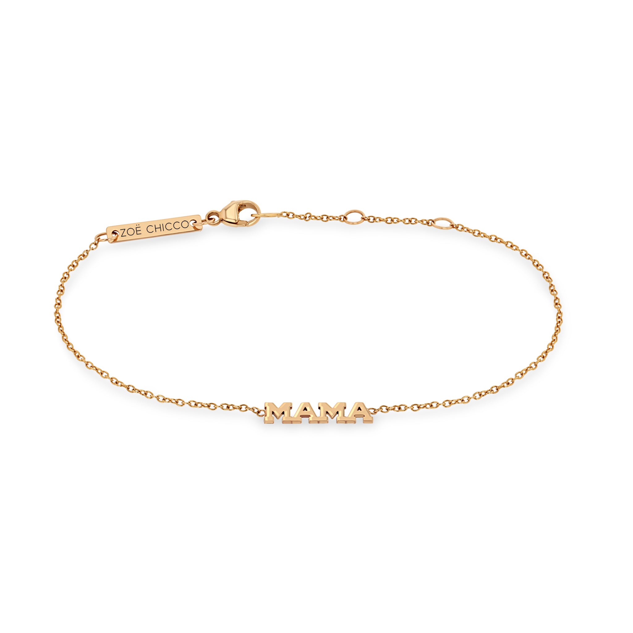 Mama Bracelet in Solid Gold - Talu RocknGold