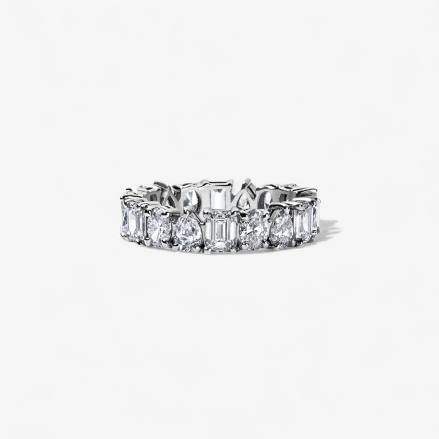 Mixed Shaped Eternity Band 4.07ct