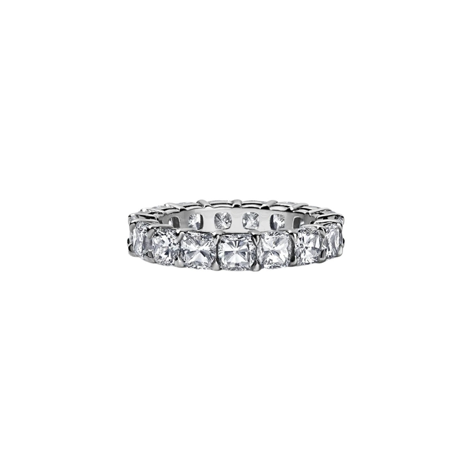 Cushion Cut Eternity Band 5.24ct