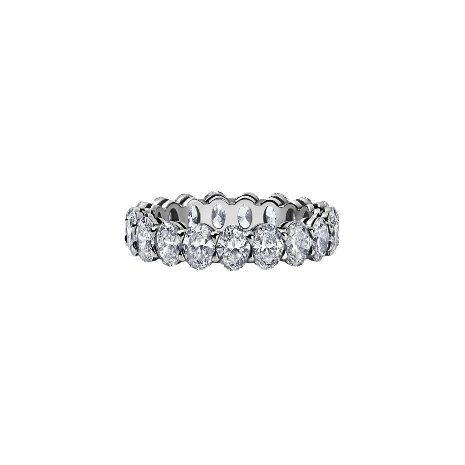 Oval Cut Eternity Band 3.90ct