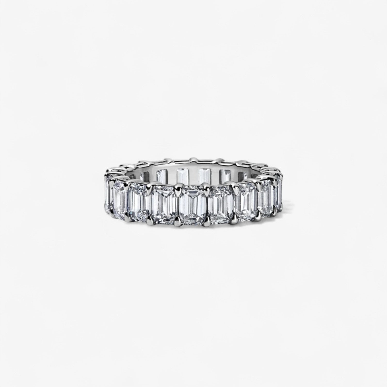 Emerald Cut Eternity Band 5.22ct