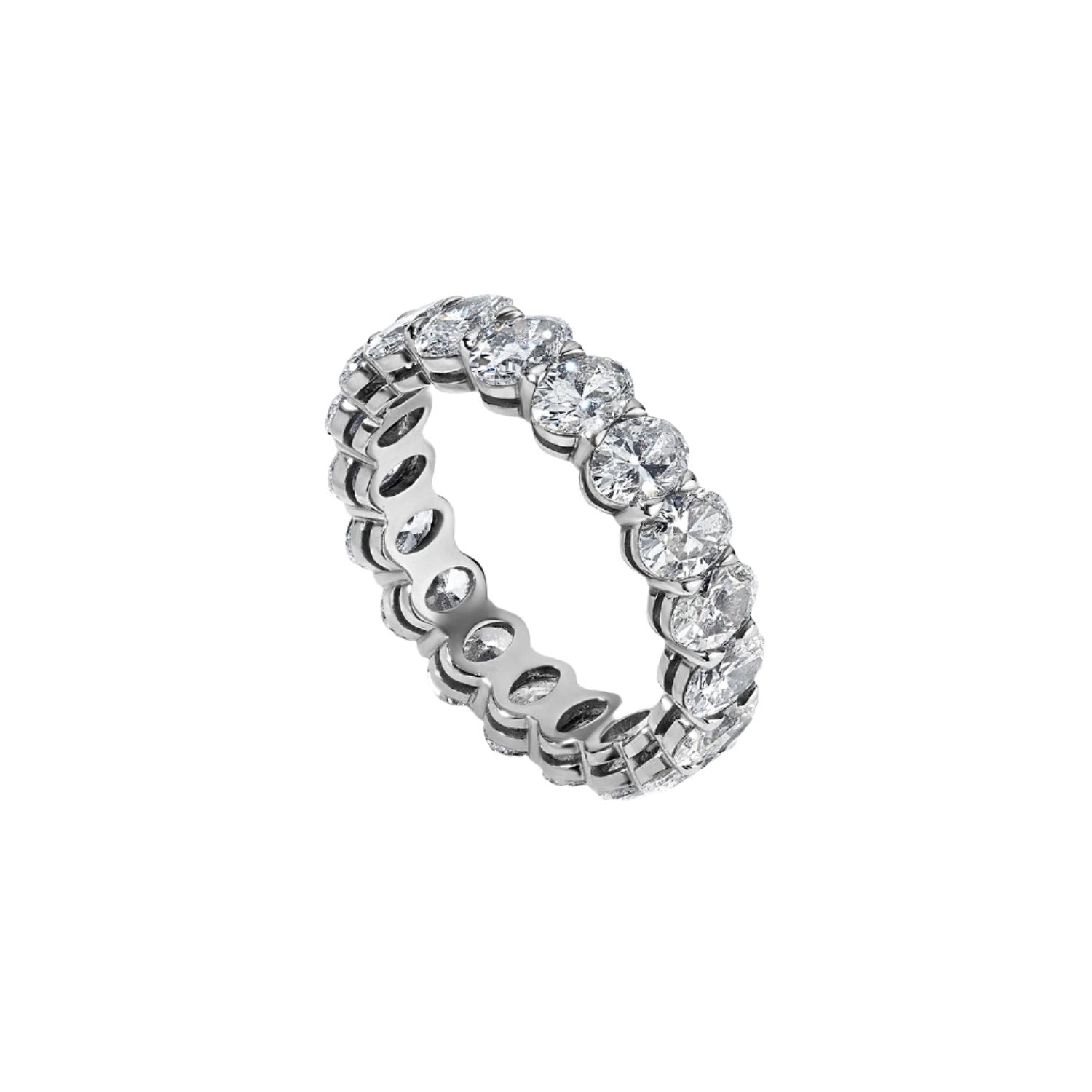 Oval Cut Eternity Band 3.90ct