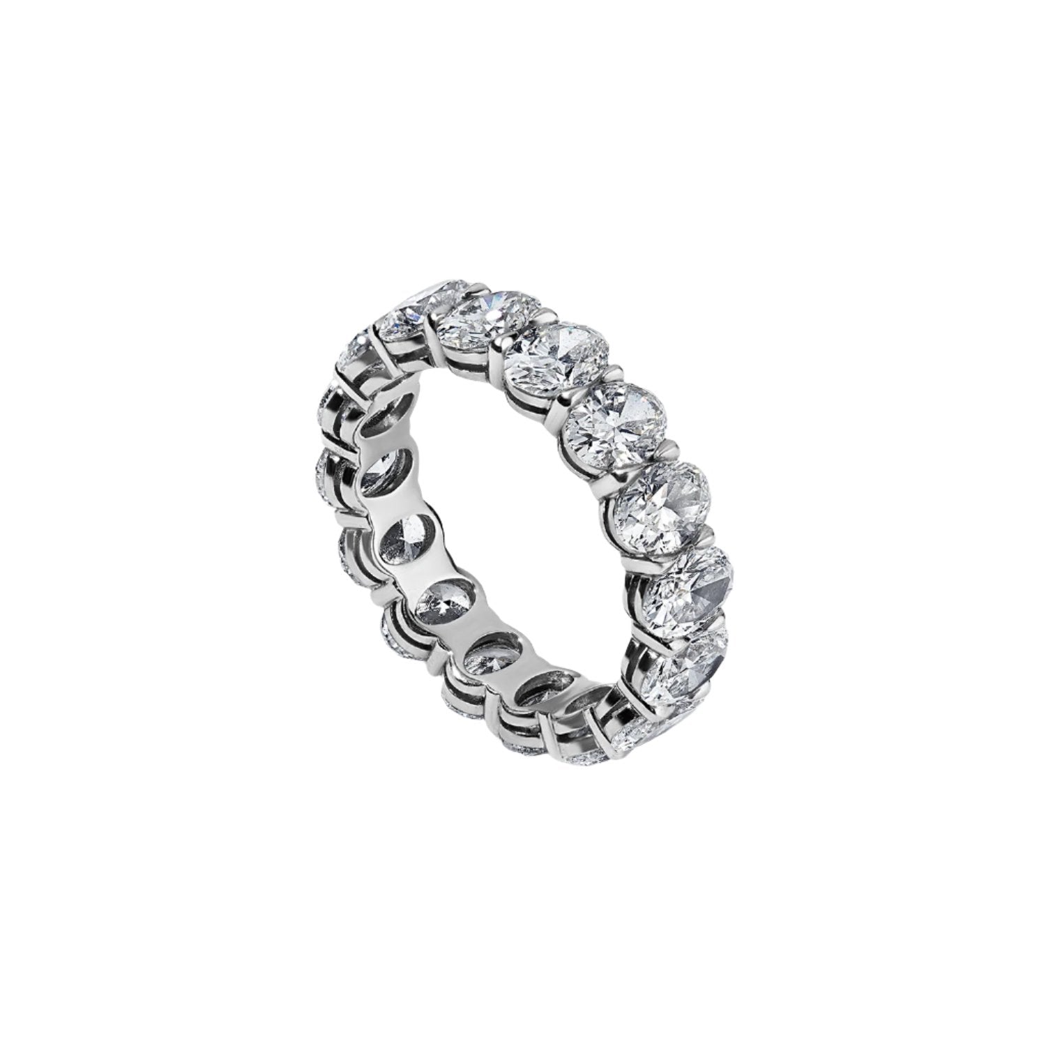 Oval Cut Eternity Band 5.06ct