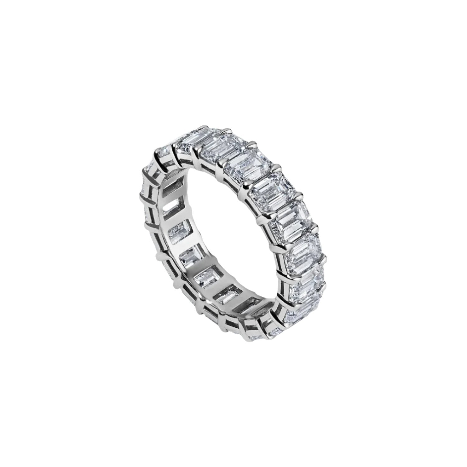 Emerald Cut Eternity Band 5.22ct