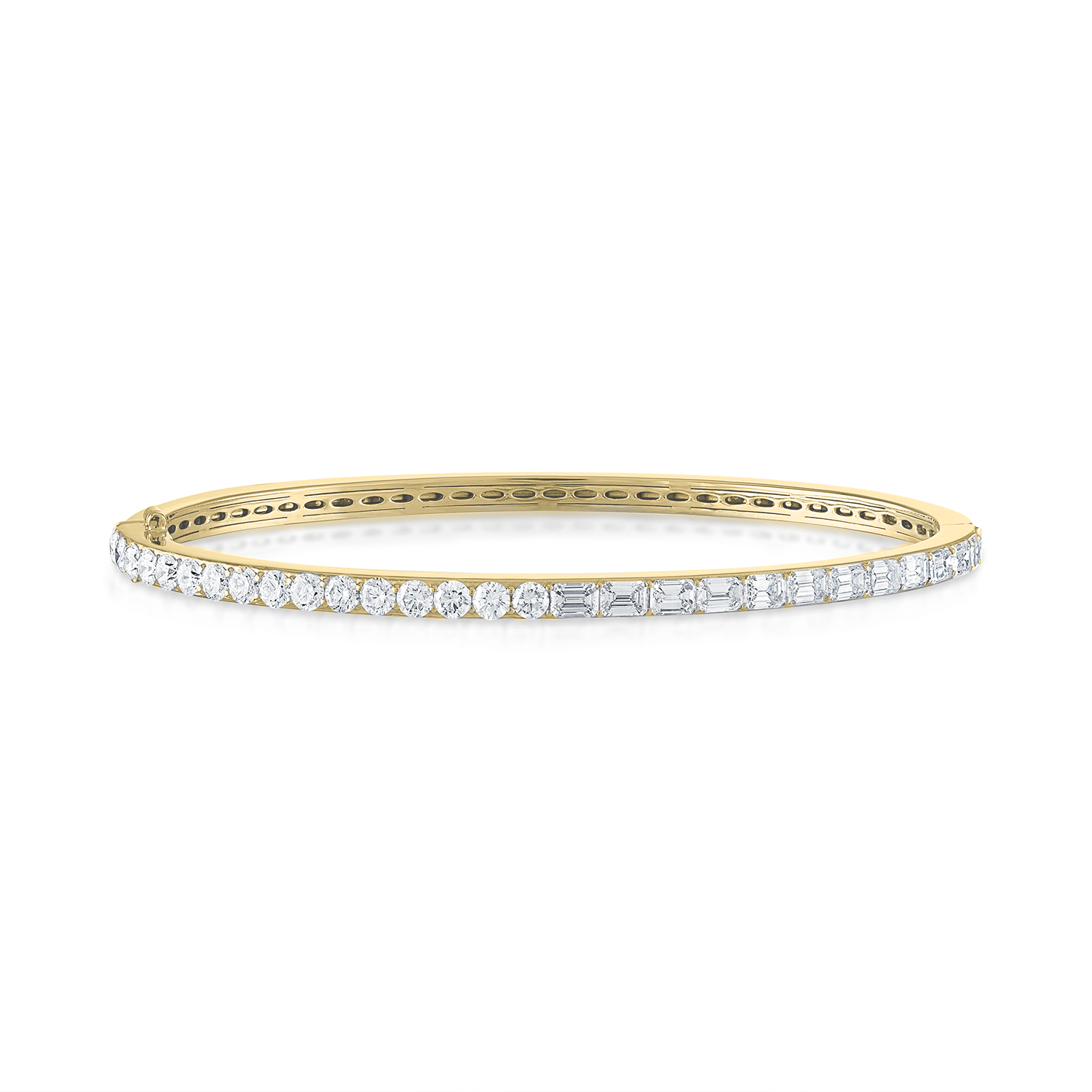 Vault Sale: The Undecided® Petite Diamond Bangle in YG XS