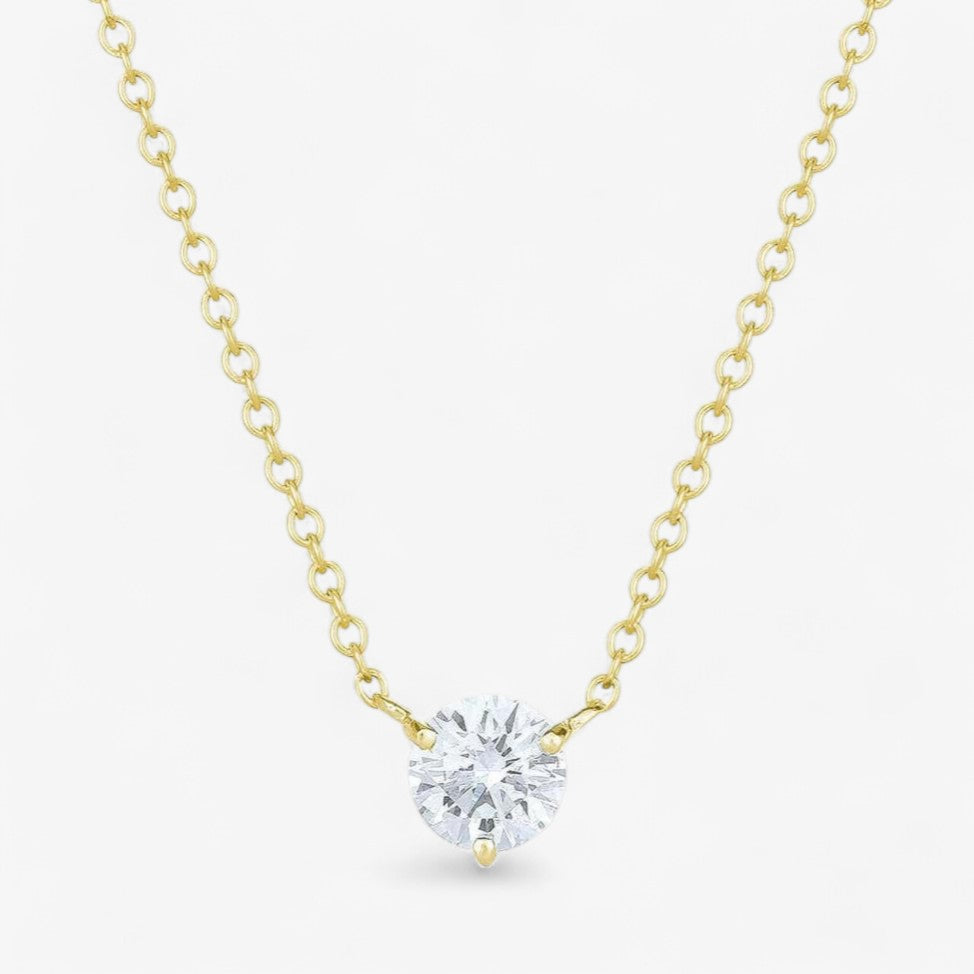Diamond Solitaire Necklace